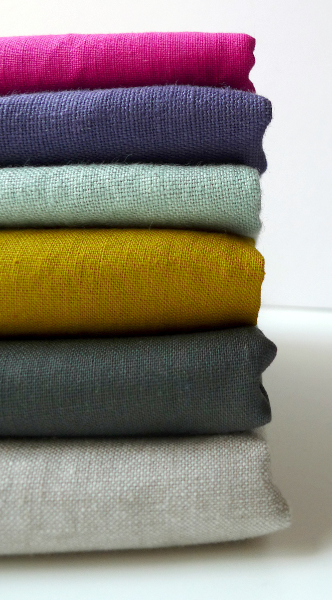 Colorful Linen Fabrics - Cotton & Flax