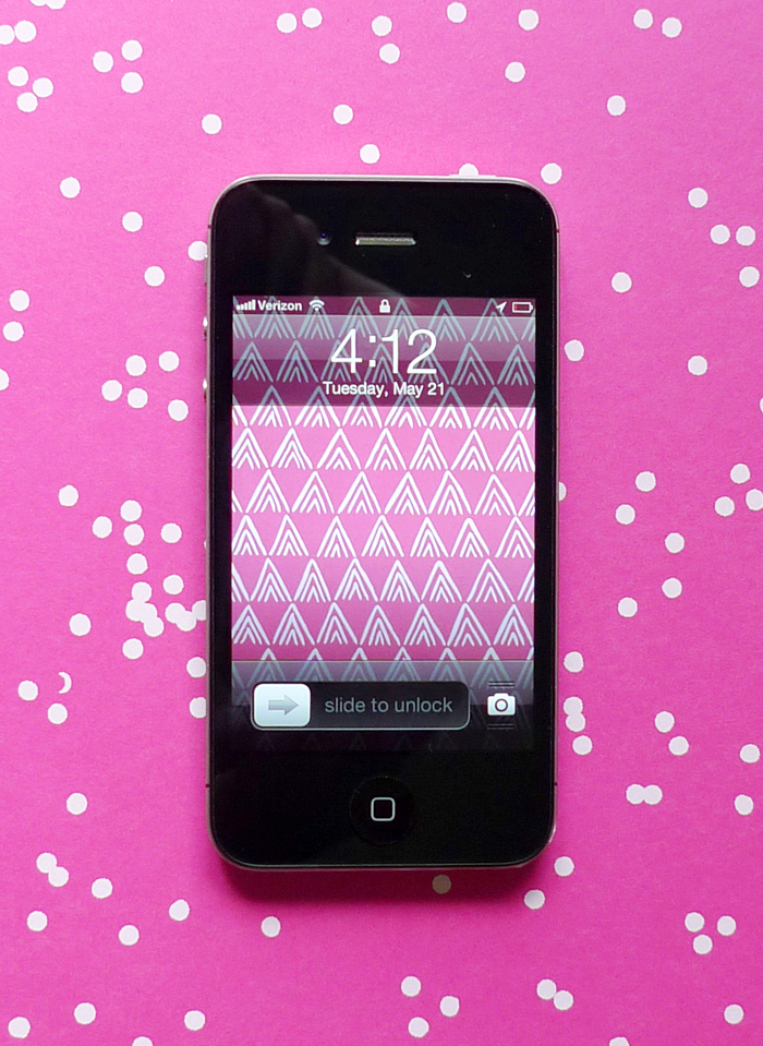 Cotton & Flax free downloadable iphone wallpaper pink mountains 2