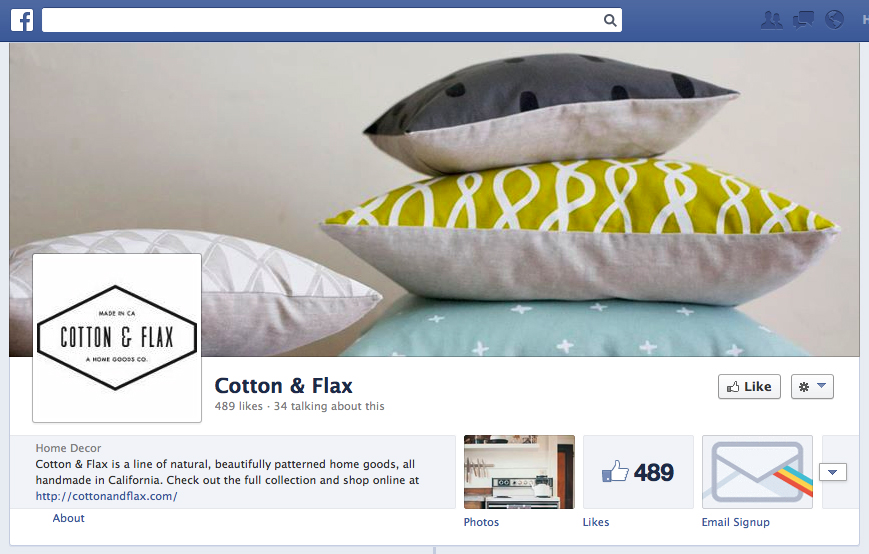 cotton & flax facebook