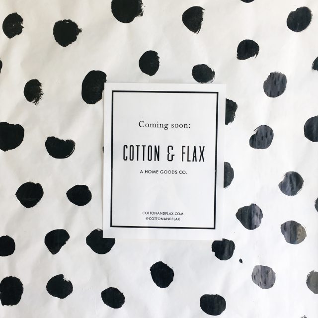 Cotton & Flax - new showroom and studio